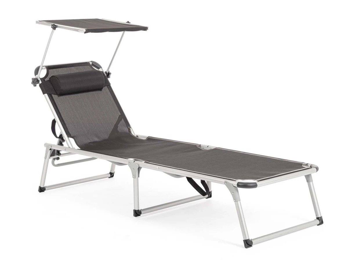Cayo Charcoal Sunlounger