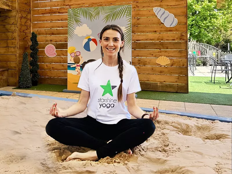 Beach Yoga for Children