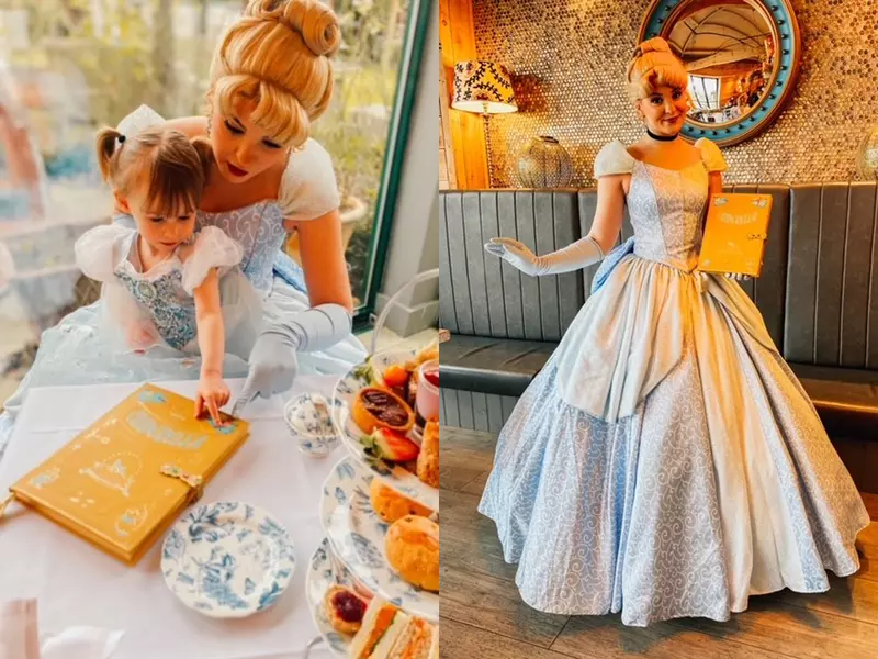 Bibbidi-Bobbidi-Boo Afternoon Tea with The glass Slipper Princess