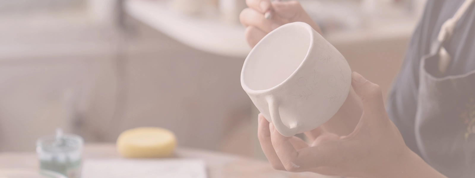 Lily Pots Pottery Painting