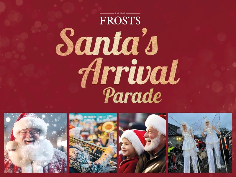 Santa's Arrival Parade at Woburn Sands