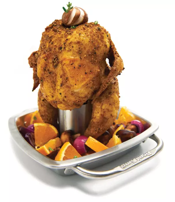 Broil King Stainless Steel Chicken Roaster With Pan - image 3