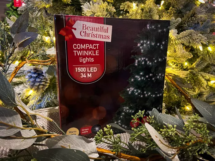 LED Compact Twinkle Lights - Warm White - 1500 - image 2