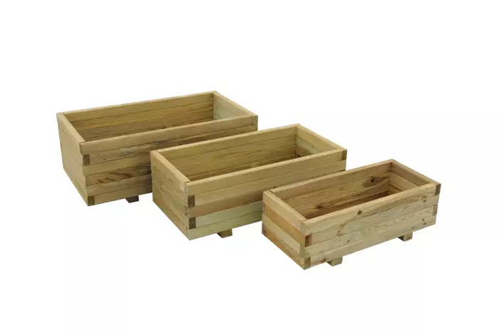 Durham Rectangular Planter - Set of 3 - image 1