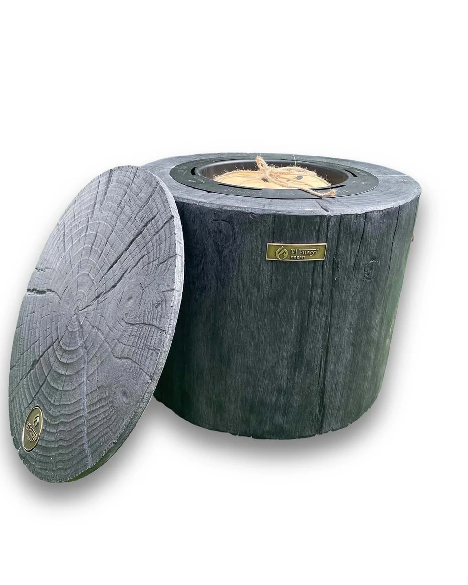 El Fuego Black Firepit & Refill - image 1