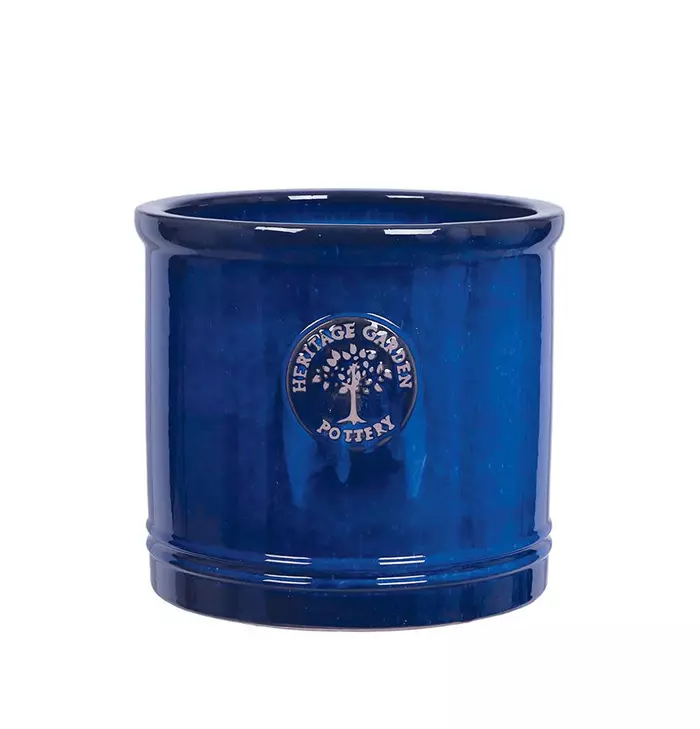 Heritage Cylinder - Blue - 20cm