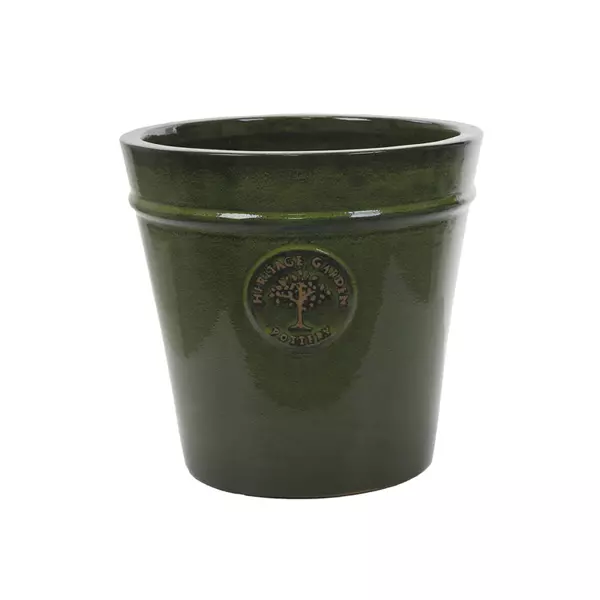 heritage green plant pots