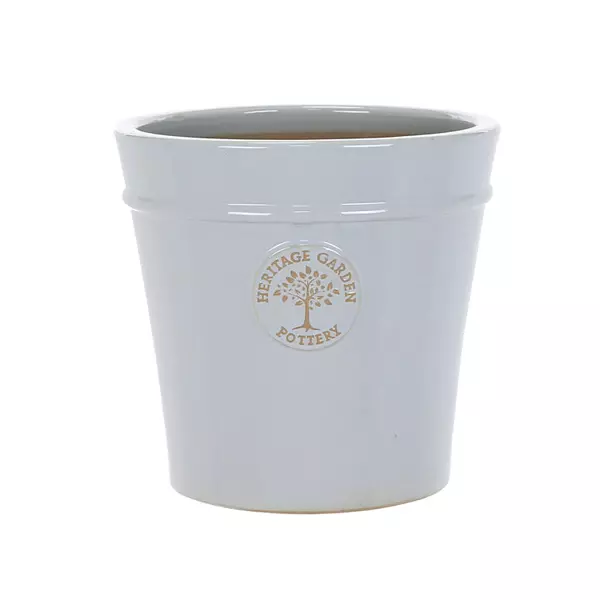 Heritage Cylinder Pastel Grey 41cm Frosts