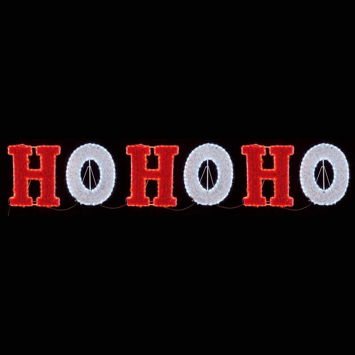 HoHoHo Tinsel Sign - 300x60cm
