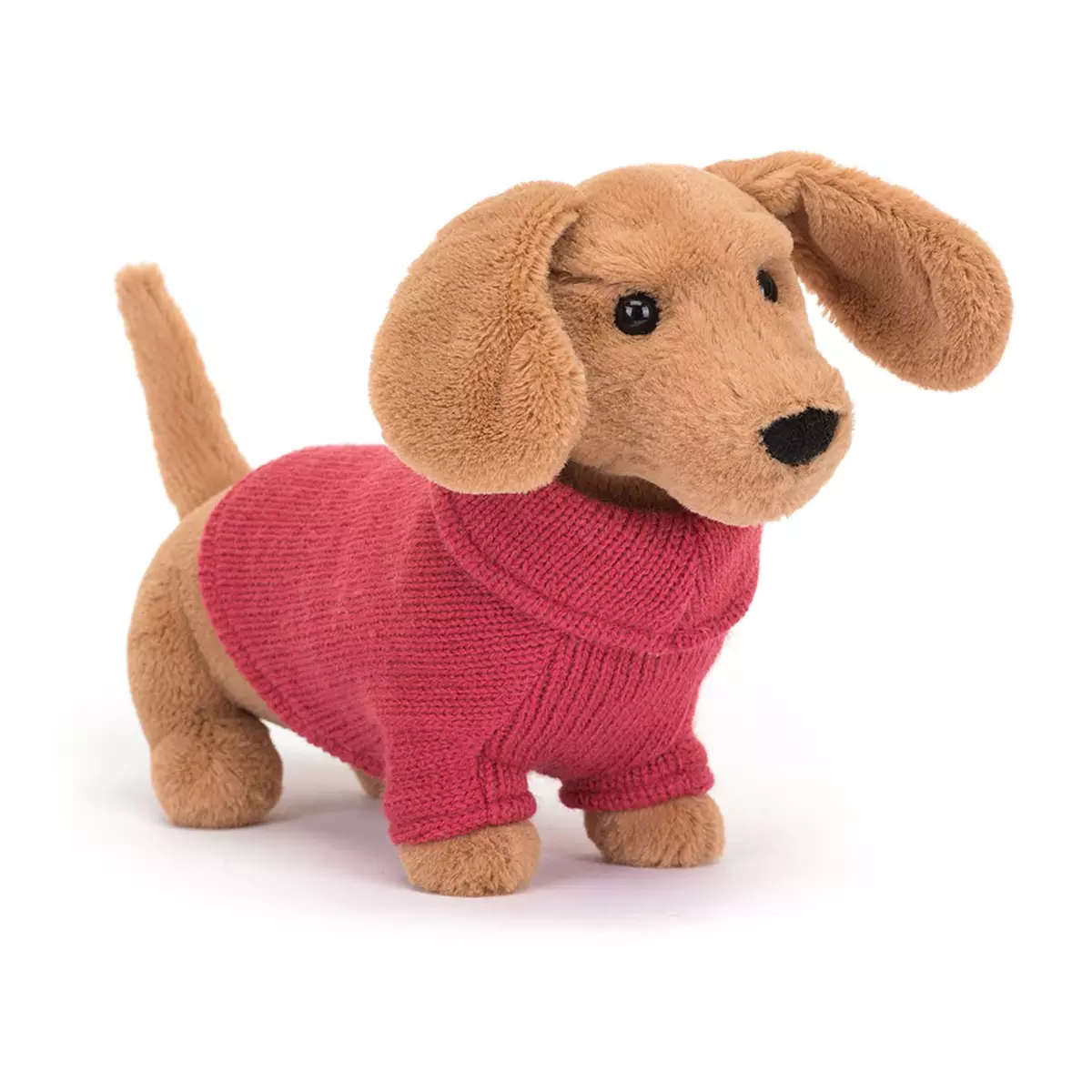 Jellycat - Sweater Sausage Dog Pink - image 1