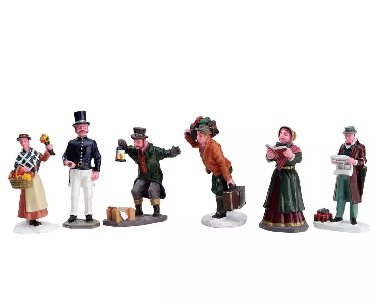 Lemax - Townsfolk Figurines - set of 6