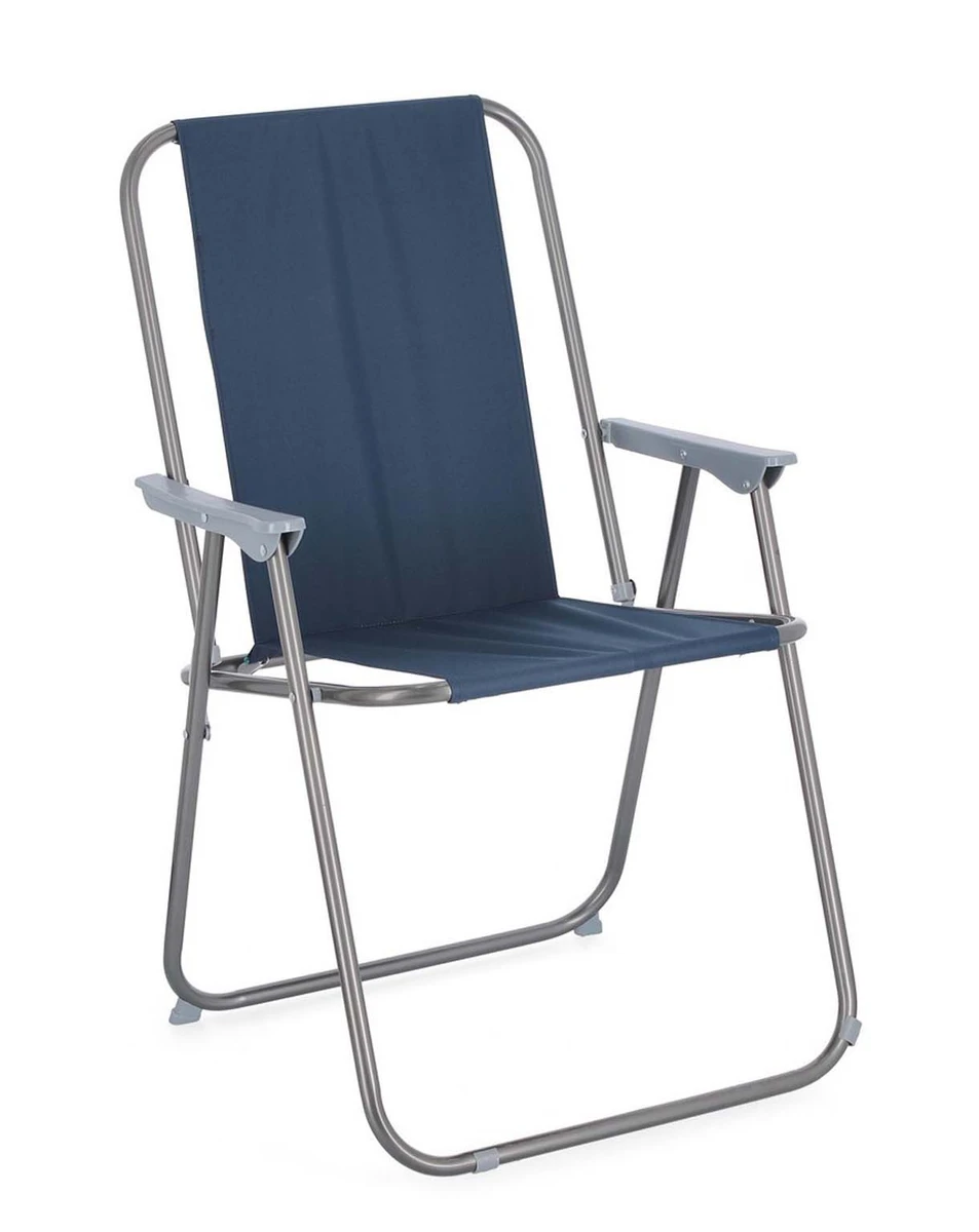 Malibu Blue Chair with Armrests