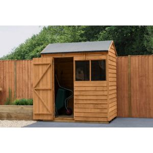 Overlap Dip Treated 6x4 Reverse Apex Shed - image 1