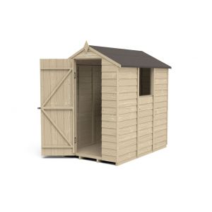 Overlap Pressure Treated 6x4 Apex Shed - image 2