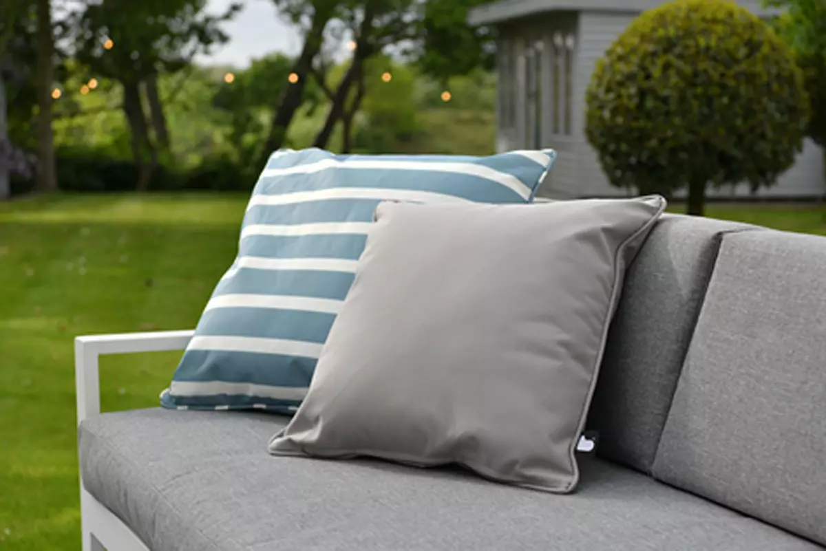 Splash-proof Cushion - Awning Stripe Sea Blue - image 2
