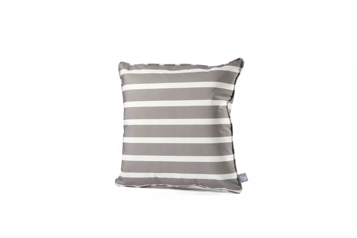 Splash-proof Cushion - Awning Stripe Silver Grey - image 1