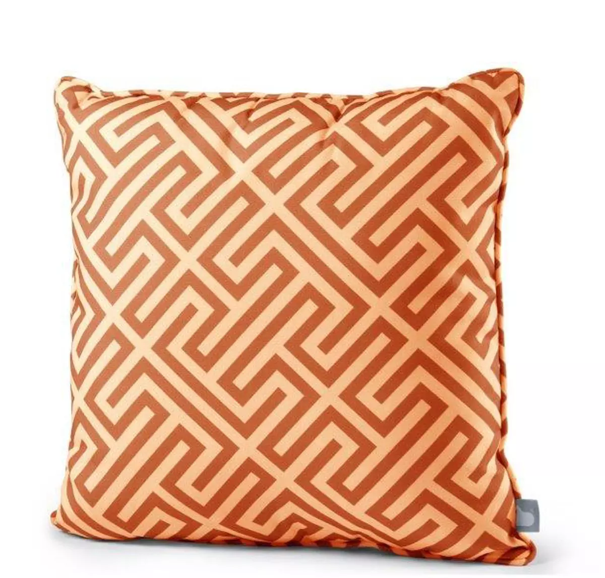 Splash-proof Cushion - Maze Orange