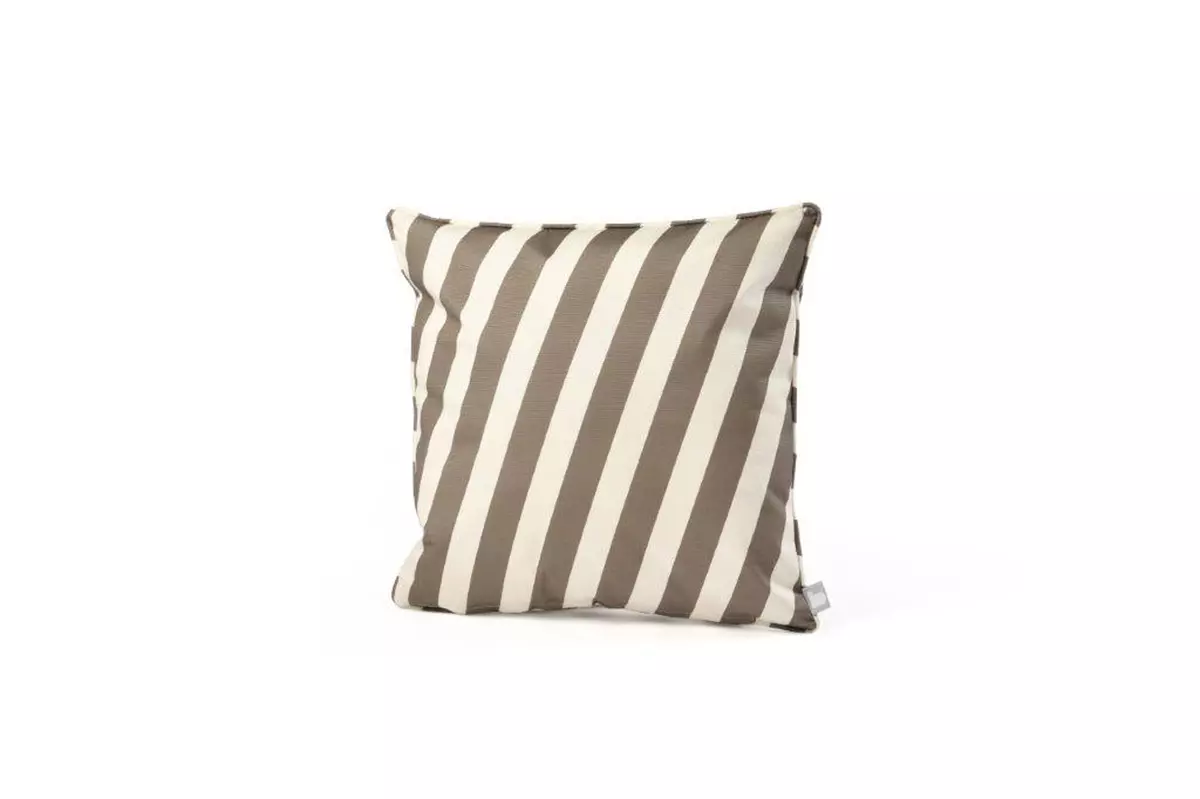 Splash-proof Cushion - Oblique Stripe Silver Grey - image 1