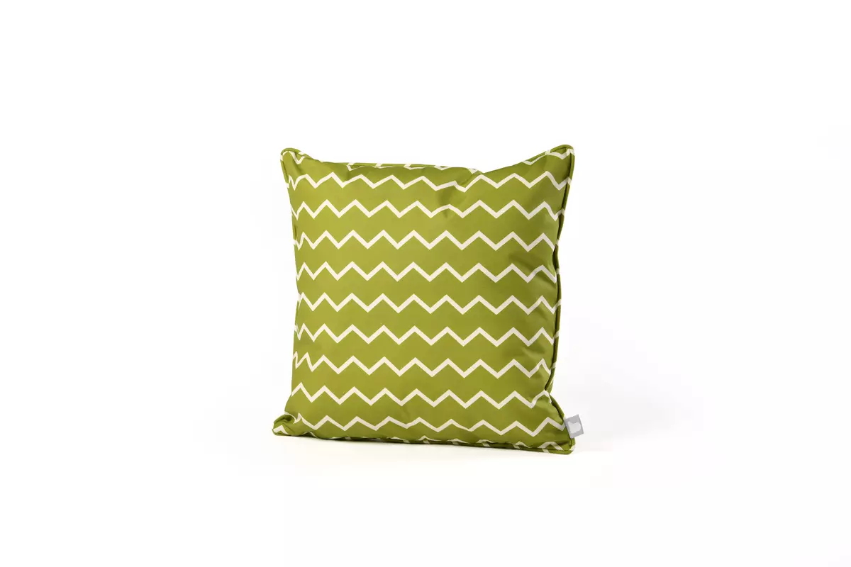 Splash-proof Cushion - Zigzag Olive