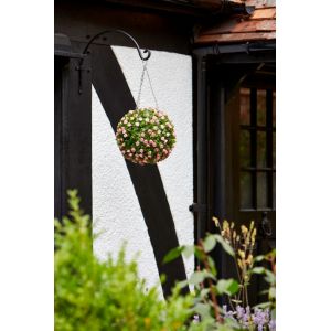Topiary Pink Rose Ball 30 Cm - image 2