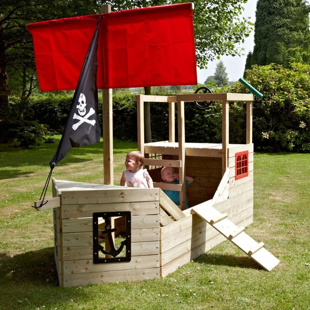 tp pirate galleon wooden playhouse