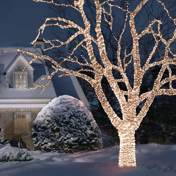 Warm White Twinkling Connectable LED Lights - 300 - image 1