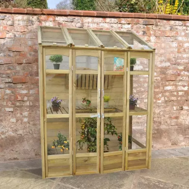 Victorian Tall Wall Greenhouse with Auto Vent - image 4